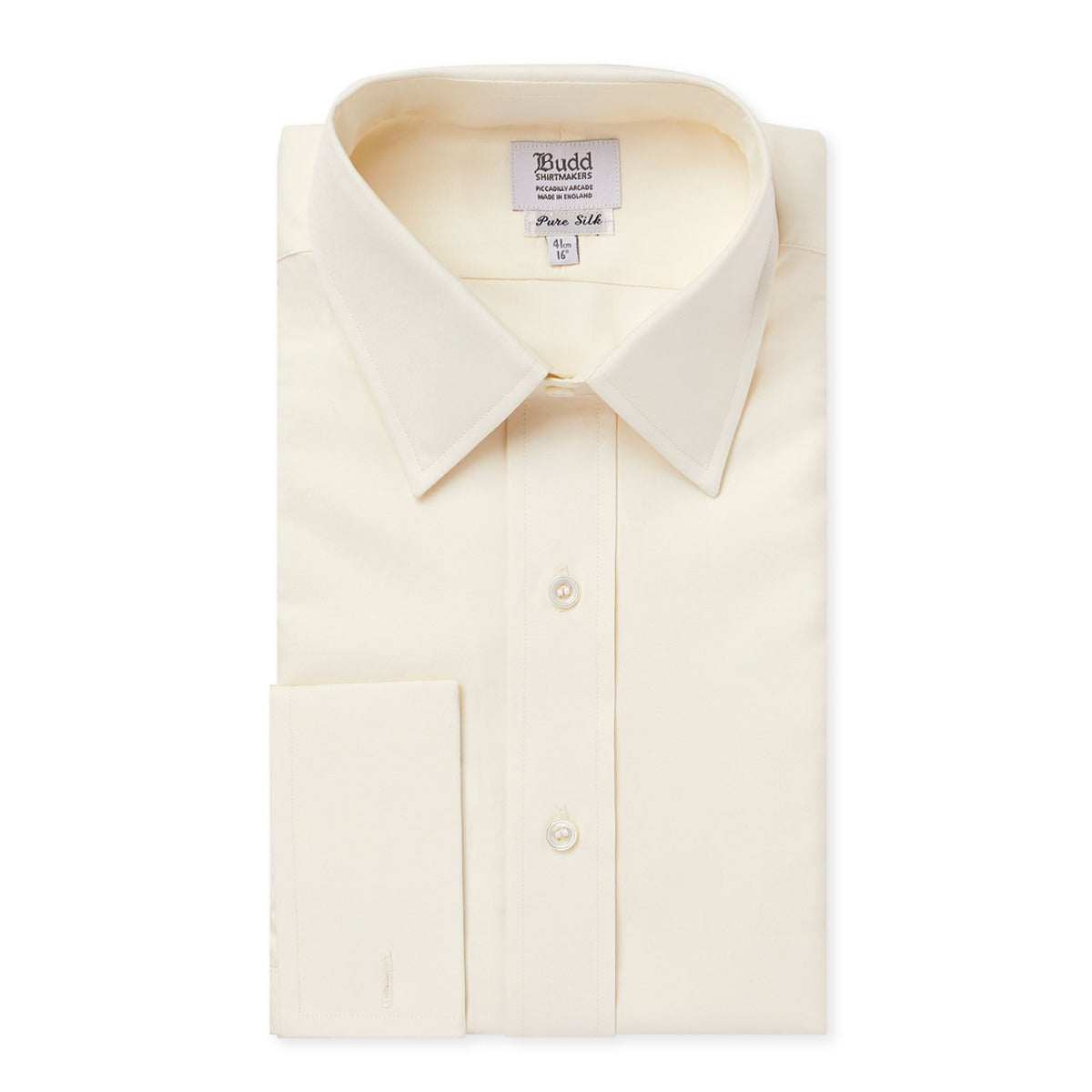 Cream Silk Dress Shirt – Budd London