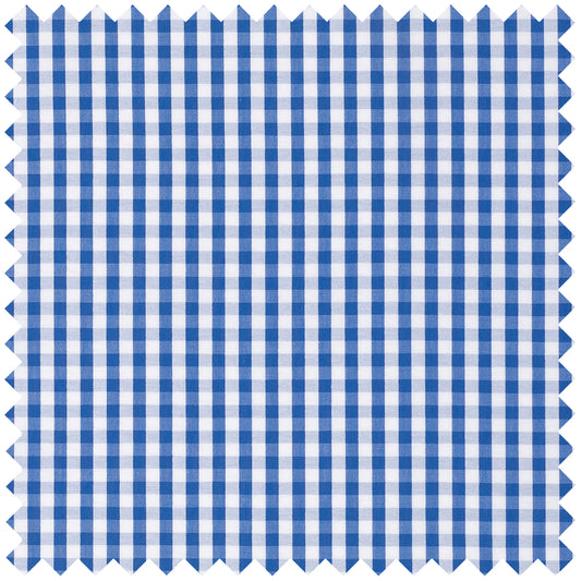 Gingham Seerluxe in Royal Blue