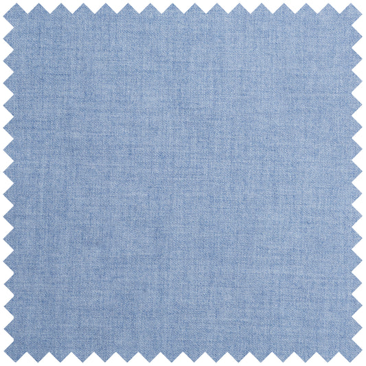 Plain Cotton and Cashmere in Blue