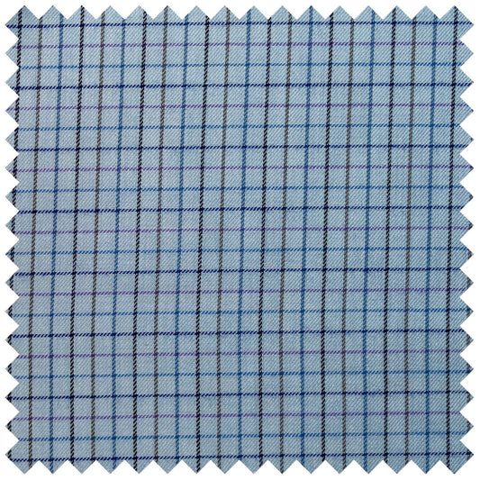 Multi Check Cashmerello in Blue