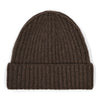 Cashmere Thick Ribbed Hat in Pepperpot