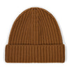 Cashmere Thick Ribbed Hat in Vintage Vicuna