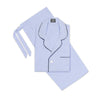 Giza 87 Egyptian Cotton Tailored Fit Pyjamas in Sky Blue