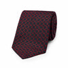 Nautical Knots Jacquard Silk Tie in Navy and Red