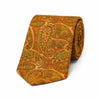 Antique Paisley Hopsack Silk Tie in Citron